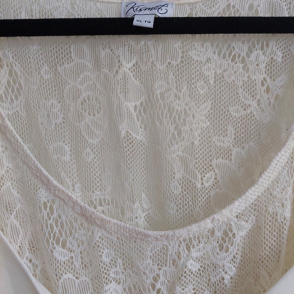 Kismet Ivory lace-lined mini dress - Picture 3 of 4